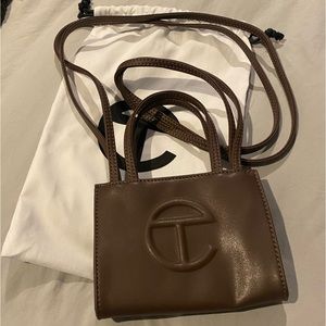 TELFAR Small Chocolate Shopping Bag